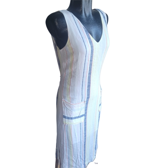 Tribal Jeans Striped Sleeveless Dress M - Picture 4 of 8